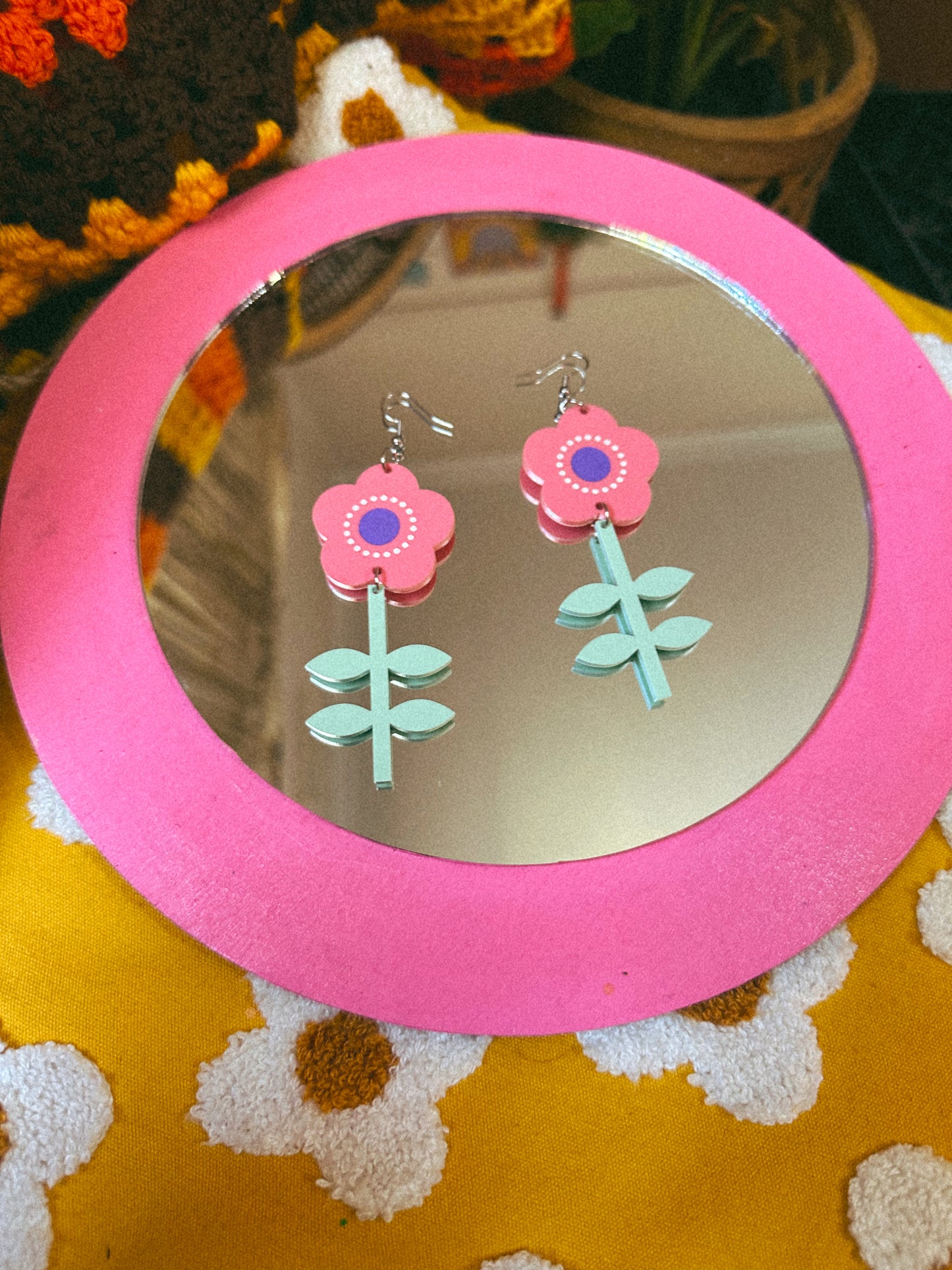 Carrie Flower earrings