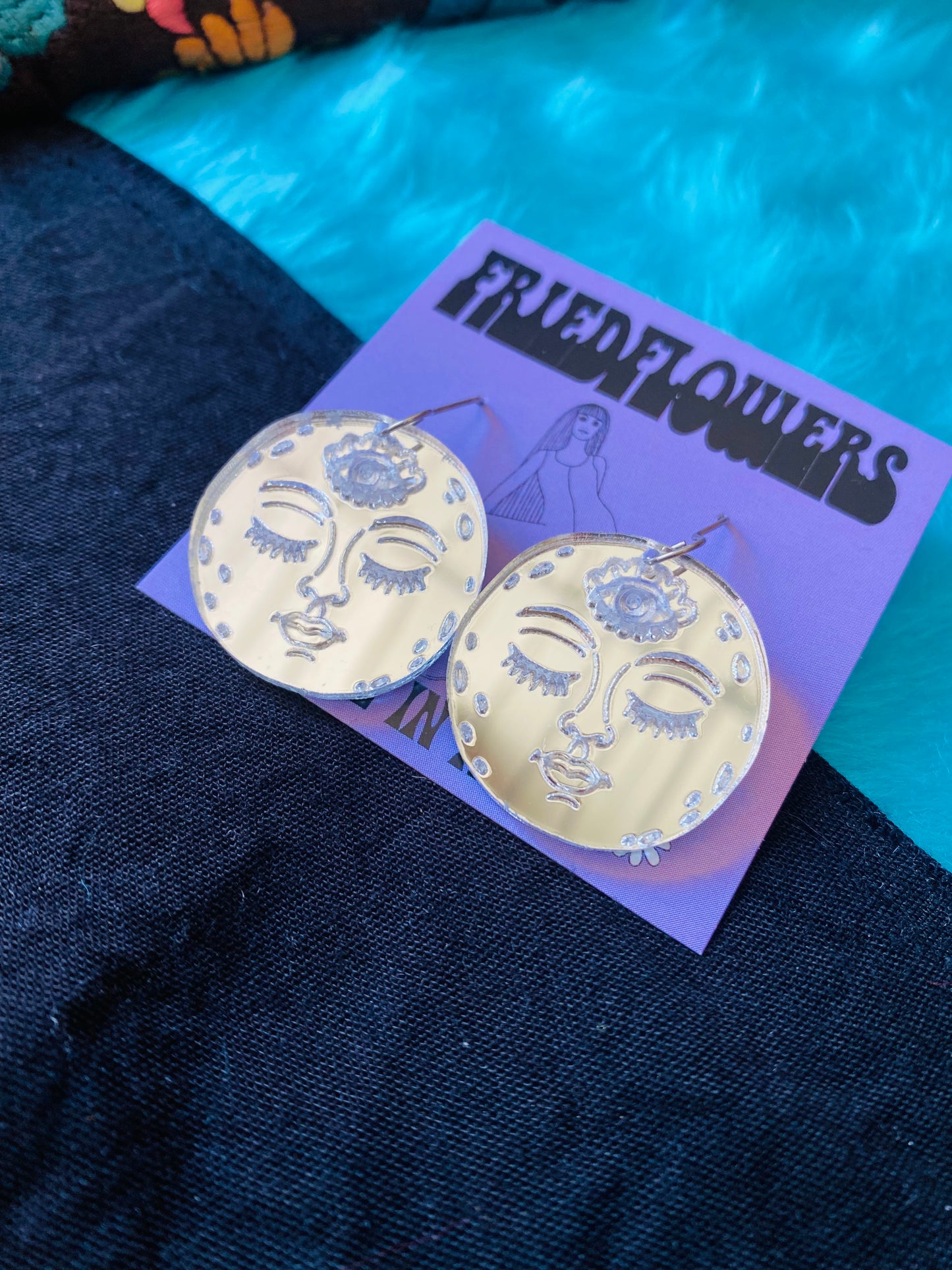 Here comes the Moon Earrings