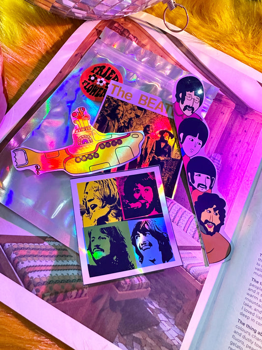 Holographic Beatles sticker pack!